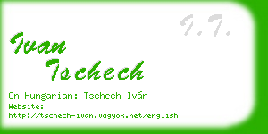 ivan tschech business card
